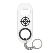 Mini flesopening met Sleutelhanger Mini Flessenopener (Achterkant)