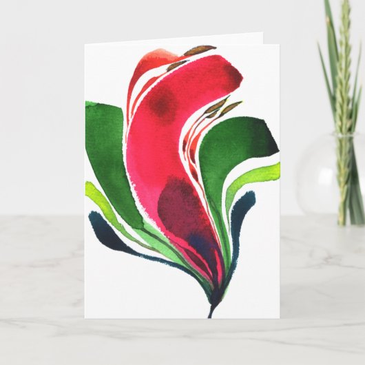 Mini Fleur 001 Carte pour notes (Devant)