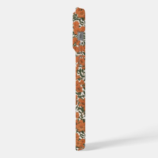 mini fleurs orange (Côté gauche)