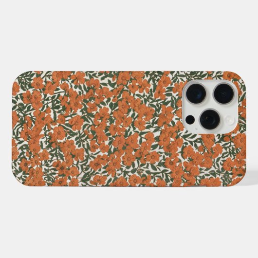 mini fleurs orange (Verso Horizontal)