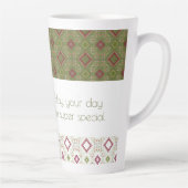 Mini Floral Happy Birthday Latte Mok (Rechts)