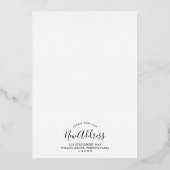 Mini Foil Nouvelle Maison Pour Les Vacances Photo (Verso)