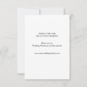 Mini fotoblad Save The Date-kaart Date (Achterkant)