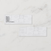 MINI FP - CARTE DE VISITE (Devant / Derrière)