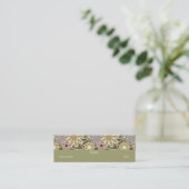 Mini Fun Floral Skinny Carte de visite (Debout devant)