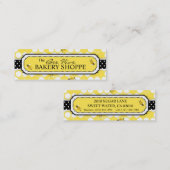 Mini Gaffez le carte de visite maigre d'abeille (Devant / Derrière)