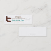 Mini Gazouillement |br du carte de visite | (Devant / Derrière)