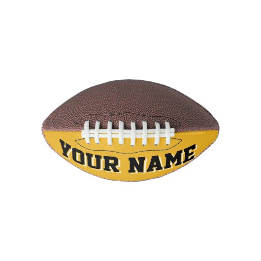 Mini GOLD EN ZWART, speciaal Football (Voorkant)