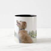 Mini Golden Doodle Tweekleurige Koffiemok (Center)