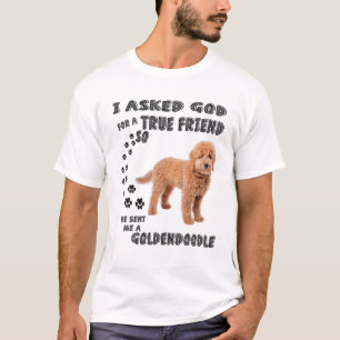 Mini Goldendoodle Quote Mom, Doodle Dad Art Cute G T-shirt