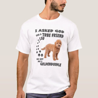 Mini Goldendoodle Quote Mom, Doodle Dad Art Cute G T-shirt