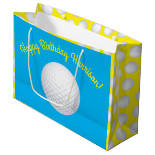 Mini Golf Balls Birthday Party Kinder Blue Groot Cadeauzakje