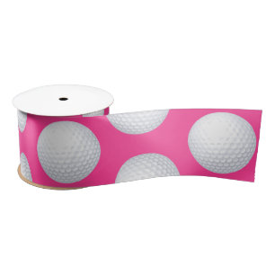 Mini Golf Balls Birthday Party Kinder roze Lint