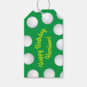 Mini Golf Balls Birthday Party Kinder sport Cadeaulabel (Voorkant)