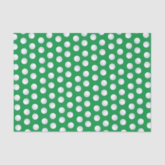 Mini Golf Balls Birthday Party Kinder sport Tissuepapier (Voorkant)