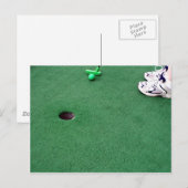 Mini Golf Invite Briefkaart (Voorkant / Achterkant)