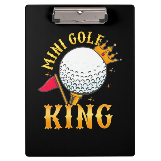 Mini Golf King Klembord (Voorkant)