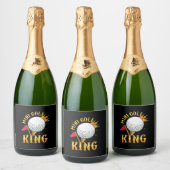 Mini Golf King Sparkling Wijnetiket (Flessen)