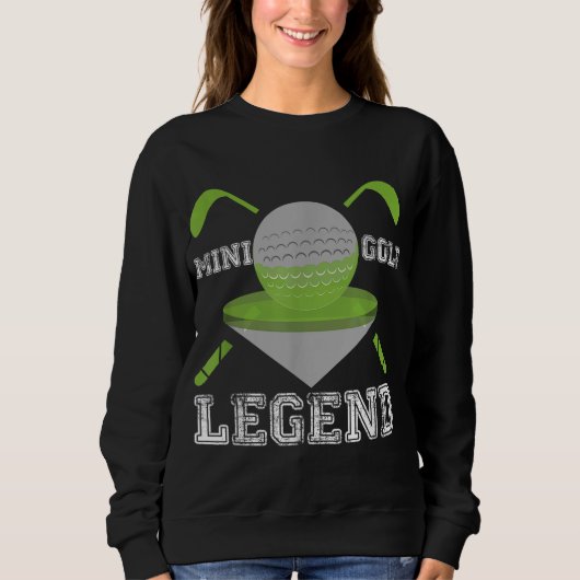 Mini Golf Legend Grappige Hobby Sport Champ Trui (Voorkant)