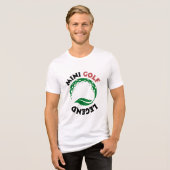 Mini Golf Legend Tri-Blend Shirt (Voorkant volledig)