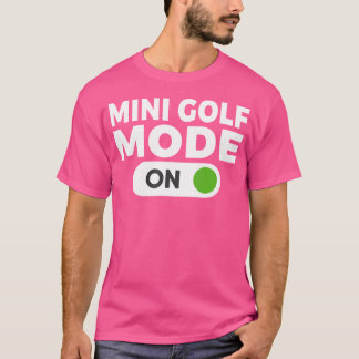 Mini Golf-modus op Mini Golf T-shirt