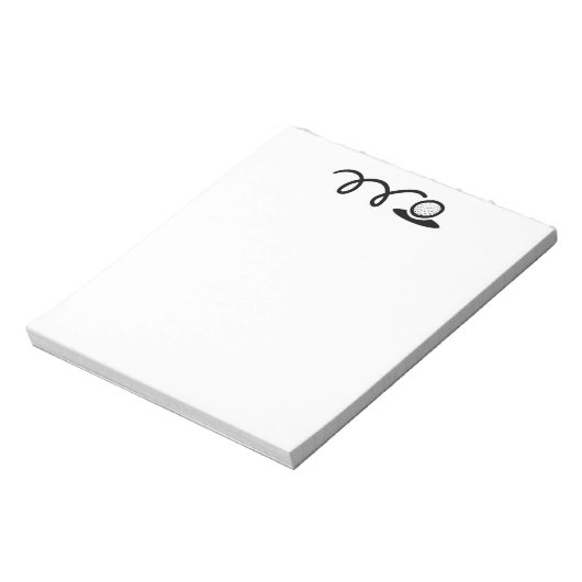 Mini golf notitieblok (Gedraaid)