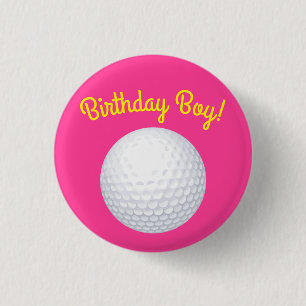 Mini Golfballen Verjaardagsfeestje Kinderen Roze Ronde Button 3,2 Cm
