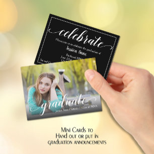 MINI Grad Photo - Cartes d'invitation