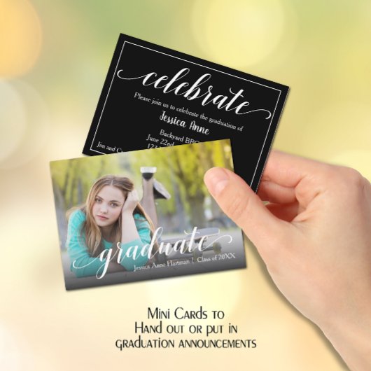 MINI Grad Photo - Cartes d'invitation