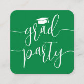 Mini Graduation Party Invitation Carte blanche ver (Devant)