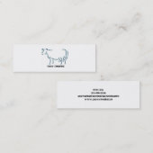Mini Grand carte de visite de vache (Devant / Derrière)