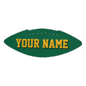 Mini GREEN AND GOLD Personalized Football (Paneel)