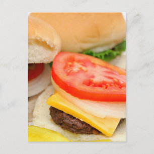 Mini Hamburgers Briefkaart
