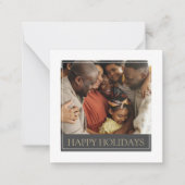 MINI Happy Holidays Carte de Noël Modèle photo (Devant)