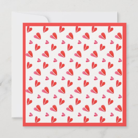 MINI HARTEN 5,25" Vierkante Platte Kaart II (Voorkant)