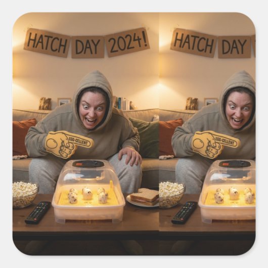 Mini Hatch Celebration – Autocollant Amusant (Devant)