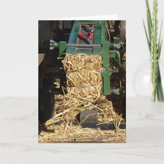 Mini Hay Baler Kaart (Voorkant)