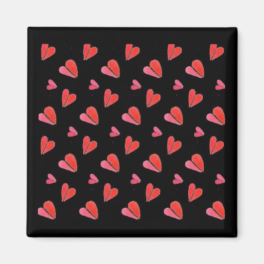 MINI HEARTS II Magnet Carré (Devant)