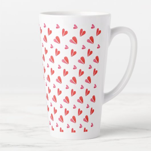 MINI HEARTS Tall Latte Mok (Rechts)
