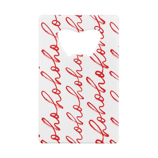 Mini Ho Ho Ho Texte Rouge Fête Motif Noël (Dos)