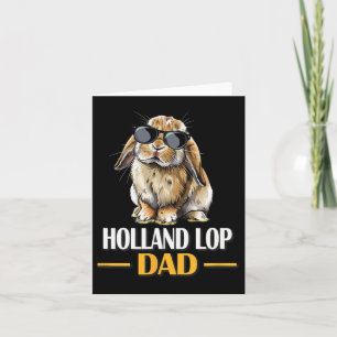 Mini Holland Lop vader konijn konijnenliefhebber Kaart