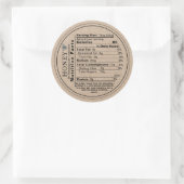 Mini Honey Nutrition Feit Kraft Label  Bee (Tas)