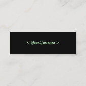 Mini Hosta dans un Carte de visite de jardin zen (Dos)