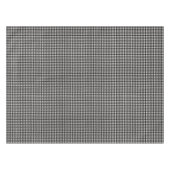 Mini Houndstooth Pattern Black en White Tafelkleed (Voorkant (Horizontaal))
