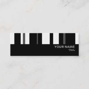 Mini Humbug Stripe carte de visite maigre verticale