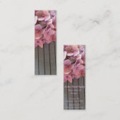 Mini Hydrangeas sur un carte de visite signet de 1915 (Devant / Derrière)