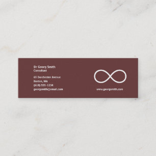 Mini Infini - carte de visite de scientifique