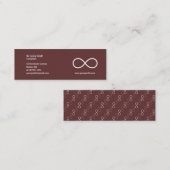 Mini Infini - carte de visite de scientifique (Devant / Derrière)