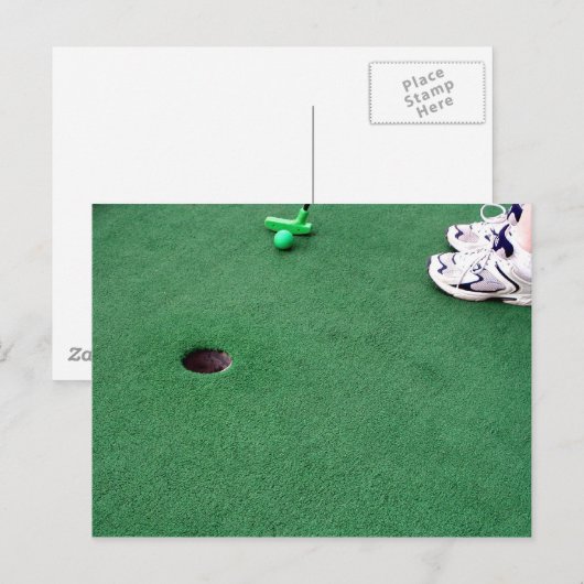 Mini Invitation de golf (Devant / Derrière)