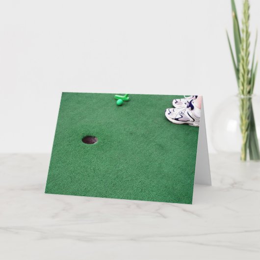 Mini invitation de golf (Devant)